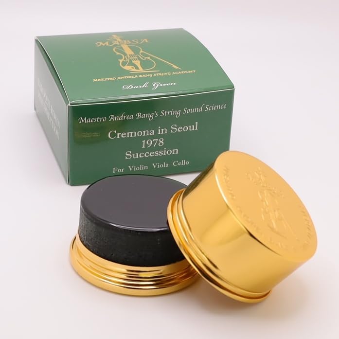 MABSA Dark Green Rosin for Violin Viola and Cello - Image 1